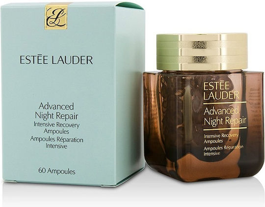 Estee Lauder Advanced Night Repair Intensive Recovery Ampoules Beruhigend & Anti-Aging Serum Gesicht mit Hyaluronsäure für Strahlkraft & Straffung