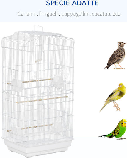 Pawhut Bird Cage 46.5x35.5x92cm.