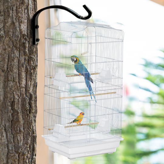 Pawhut Bird Cage 46.5x35.5x92cm.