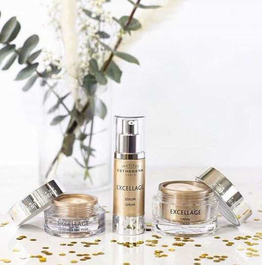Institut Esthederm Excellage Moisturizing & Anti-aging Serum Face with Niacinamide & Peptides for Radiance & Firming 30ml