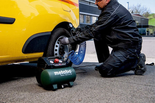 Metabo Basic 160-6 W OF Μονοφασικό Κομπρεσέρ Αέρος 82dB με Αεροφυλάκιο 6lt