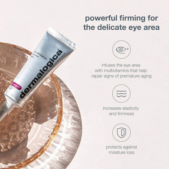 Dermalogica Multivitamin Power Eye Cream for Moisturizing Anti-Wrinkle and Firming 15ml