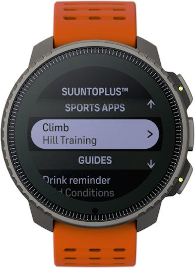 Suunto Vertical Titanium 49mm Waterproof Smartwatch with Heart Rate Monitor (Canyon)