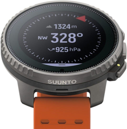 Suunto Vertical Titanium 49mm Waterproof Smartwatch with Heart Rate Monitor (Canyon)