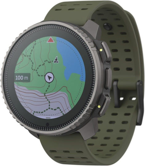 Suunto Vertical Titanium 49mm Αδιάβροχο Smartwatch με Παλμογράφο (Forest)