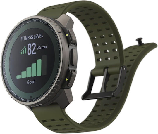 Suunto Vertical Titanium 49mm Αδιάβροχο Smartwatch με Παλμογράφο (Forest)