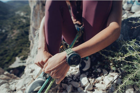 Suunto Vertical Titanium 49mm Αδιάβροχο Smartwatch με Παλμογράφο (Forest)