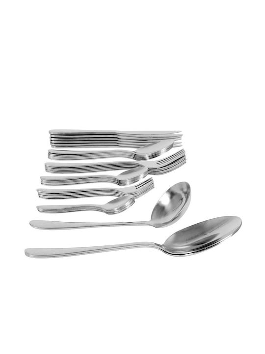 Excellent Houseware Σετ Μαχαιροπίρουνα Ασημί 39τμχ