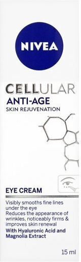 Nivea Cellular Anti-Age Κρέμα Ματιών & Χειλιών για Αντιγήρανση 15ml