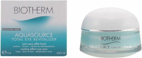 Biotherm Aquasource Total Gel Ματιών για Ενυδάτωση , Μαύροι Κύκλοι & Σακούλες 15ml