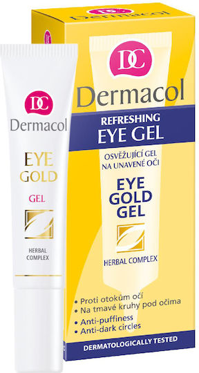 Dermacol Gold Eye Gel for Dark Circles 15ml