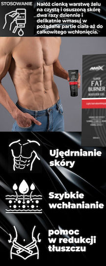 Amix Gel Pentru Arderea Grăsimilor Pentru Slăbire și Celulită 200ml