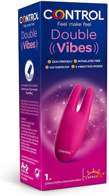 Control Feel Make Feel Double Vibes for Clitoral Stimulation Clitoral Vibrator Pink