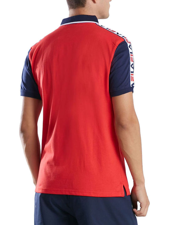 FILA Jonny Polo Μπλούζα Κόκκινη
