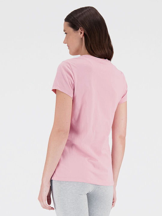 New Balance Essentials Stacked T-Shirt Pink