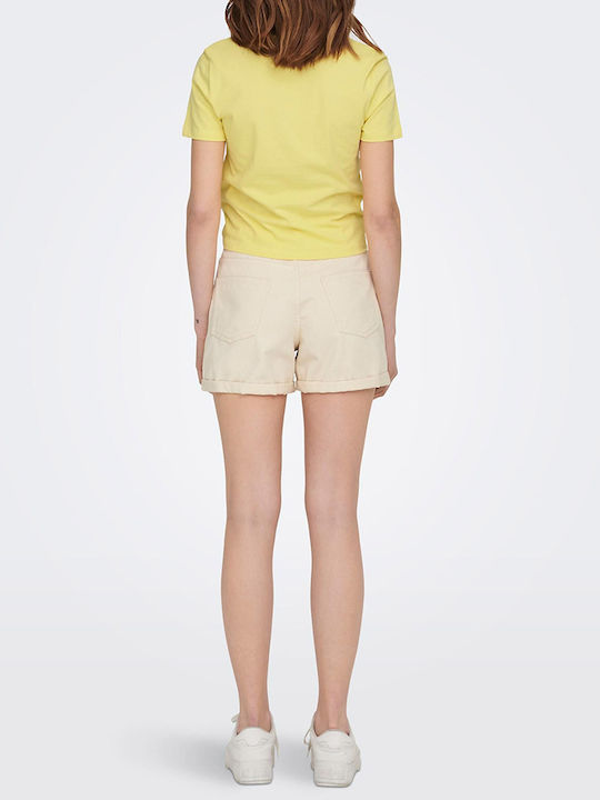 Only Women's T-shirt Yellow