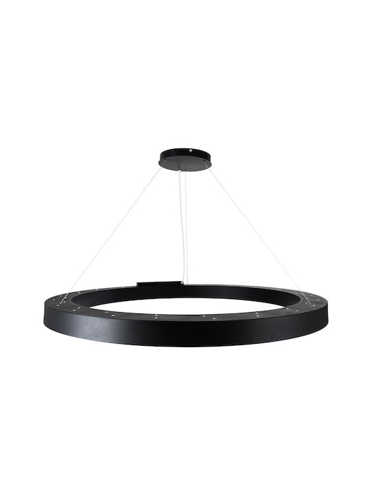 GloboStar Ra Pendant Light Black with Socket E27 127.5x127.5cm