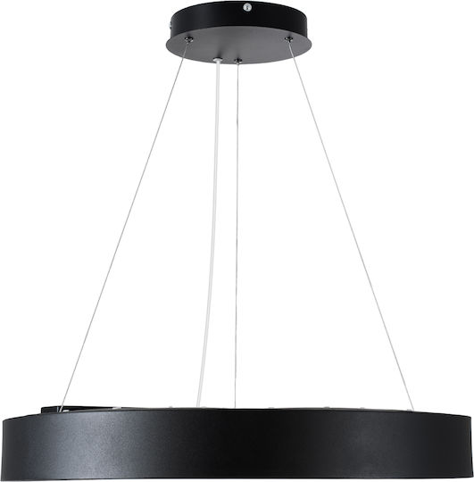 GloboStar Ra Hängelampe Schwarz 60x60cm.