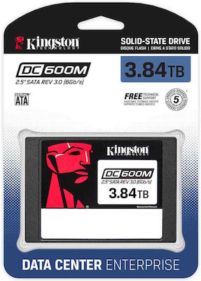 Kingston DC600M SSD 3.8TB 2.5'' SATA III