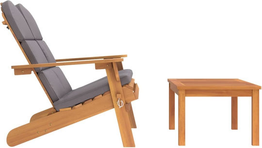 Garten- und Outdoor-Möbelsets 2 Stück Akazie mit Kissen