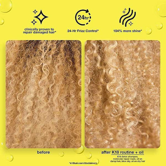 K18 Molecular Hair Oil for Repair against Split Ends 30ml