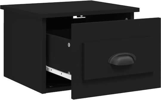 Nachttisch Schwarz 41.5x36x28cm
