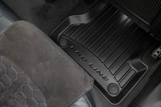 Frogum Set of Front and Rear Mats 4pcs Tray Type for Volkswagen Passat CC / Passat Ford Edge 2005-2014 Black
