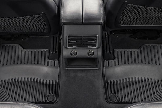 Frogum Set of Front and Rear Mats 4pcs Tray Type for Audi Q7 / Q8 Ford Edge 2015 Black