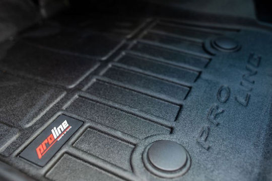 Frogum Set of Front and Rear Mats 4pcs Tray Type for Audi A4 Ford Edge 2008-2013 Black