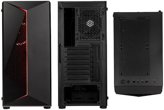 Kolink Inspire X3 ARGB Gaming Midi-Turm Computergehäuse Schwarz