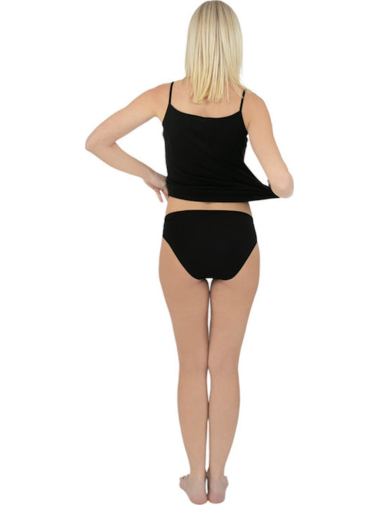 Cotton Women's Slip 3Pack Black