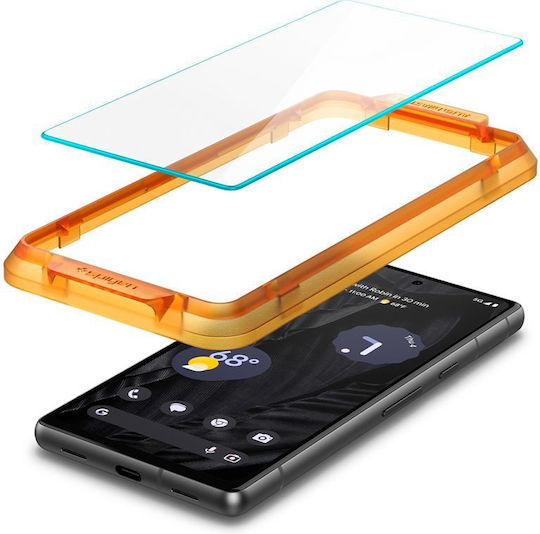 Spigen Alm Glas.tr 2.5D Закалено стъкло 2 бр (Spigen, Google Pixel 7a)
