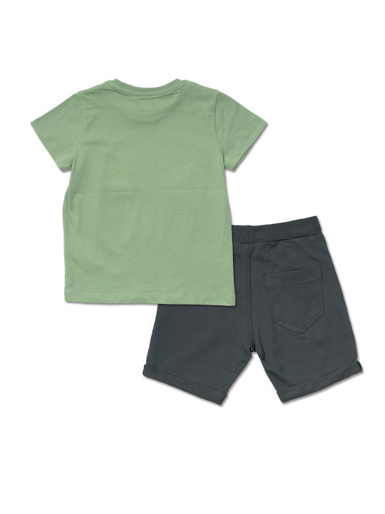 Nath Kids Kids Set with Shorts Summer 2pcs Green