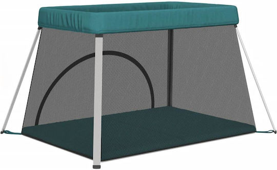 vidaXL Playpen with Mattress Green 110x82cm