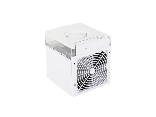 Mini-Klimaanlage USB Mit Wasser Und Beleuchtung 7.5W 14.5x17x16cm Weiß 16030
