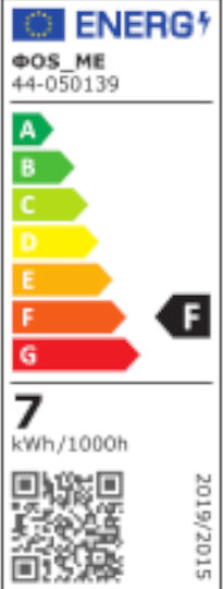 Fos me LED Bulb 7W for Socket B22 and Shape G45 Warm White 600lm