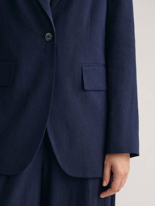 Gant Blazer pentru femei Sacou Albastru marin