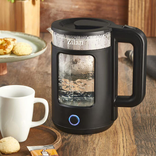 Zilan Βραστήρας 1.5lt 1650W Μαύρος