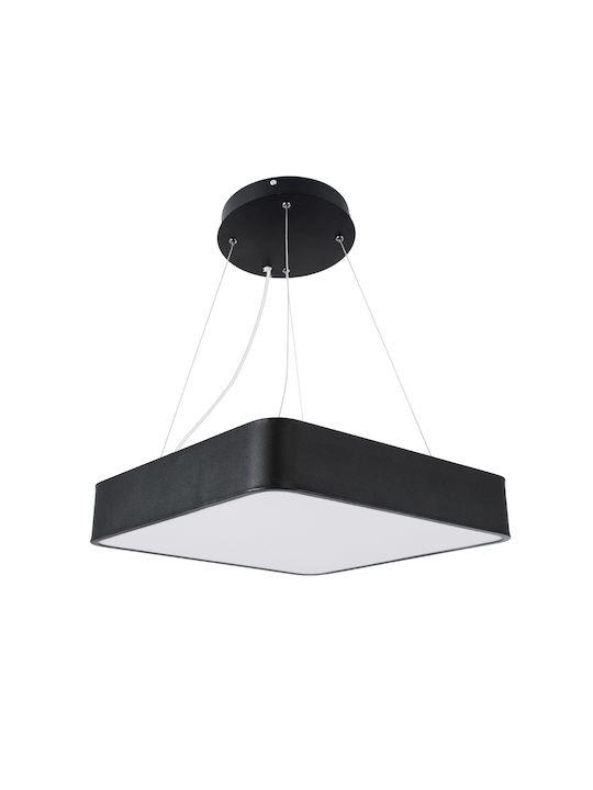 GloboStar Kamala Ceiling Mount Light 40cm Black with Integrated LED and Remote Control