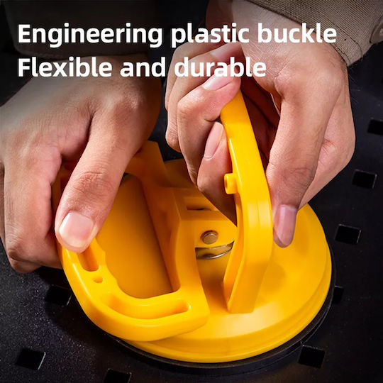Deli Plastic Single Work Suction Cup 118mm with Max Lifting Weight 40kg