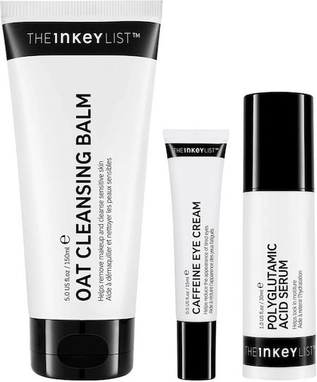 The Inkey List Make UP Prep 101 Hautpflegeset für Anti-Aging, Feuchtigkeitsspendend & Gesichtsreinigung