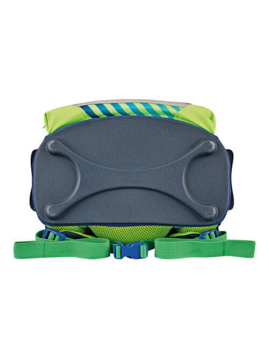 Herlitz Loop Plus Funky Ninja Ghiozdan Scoala De Spate Scoala Primara Verde Cu Husă Pentru Sticlă De Apă 17 Litri