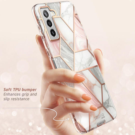 i-Blason Cosmo Задна корица Пластмаса 2мм Мрамор (Galaxy S21+ 5G)
