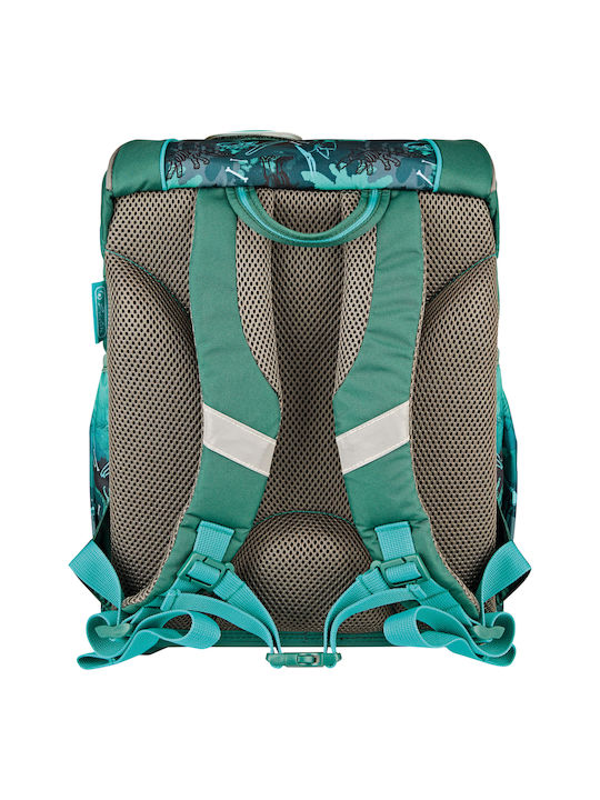 Herlitz Plus Ultralight Green Rex Schulranzen Rucksack Grundschule, Grundschule in Grün Farbe