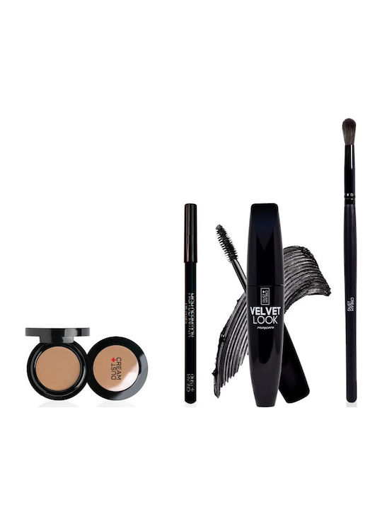 Dust+Cream Limited Edition Σετ Μακιγιάζ για τα Μάτια με Νεσεσέρ 5τμχ