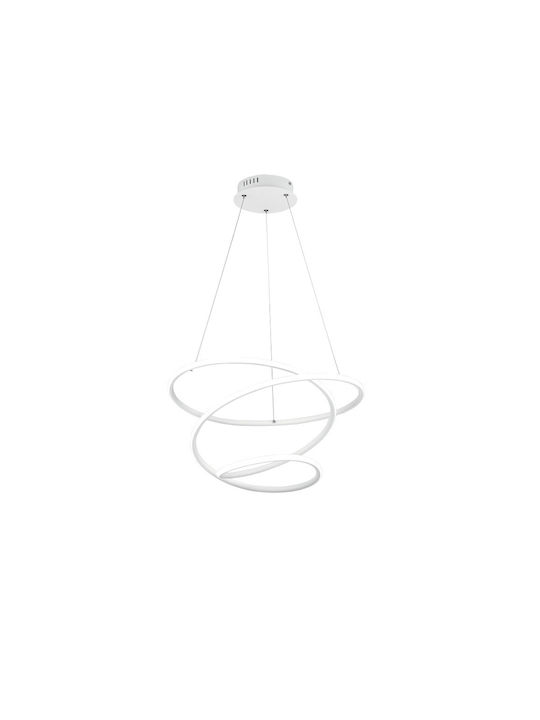 Trio Lighting Bologna Hängelampe Weiß 50x150cm.