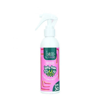 Aloe Colors Into The Sun Crema protectie solara Cremă pentru Corp SPF30 în Spray 180ml