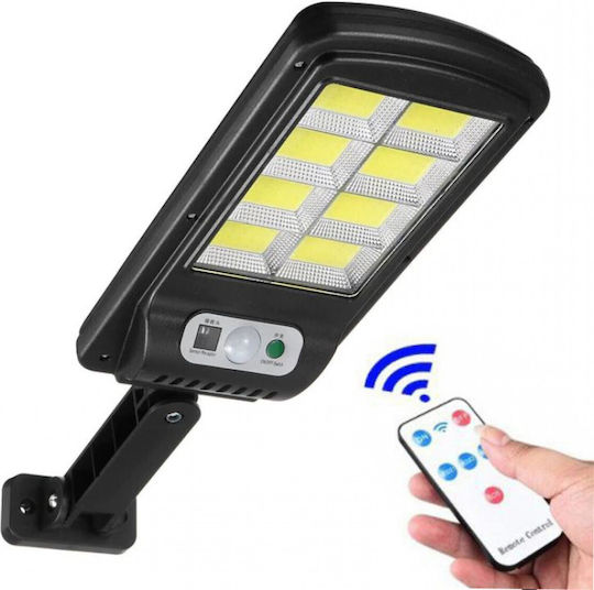 Jortan Street Solar Light 50W Cold White 6500K with Motion Sensor, Photocell and Remote Control IP66 36cmx15cmcm