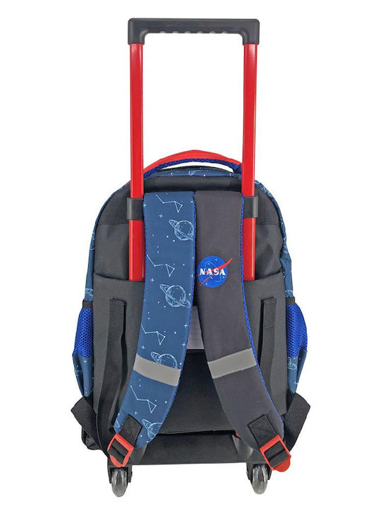 Must Nasa Space Expeditions School Bag Trolley Elementary, Elementary in Blue color