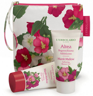 L' Erbolario Altea Beauty Pochette Skin Care Set for Moisturizing & Cleaning Body Cleaning with Bubble Bath & Body Cream